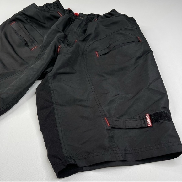 Cycling Shorts Urban Cycling Apparel Black Bike Cargo Hiking Camping Outdoor - Picture 2 of 12